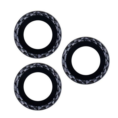 Zestaw szkieł na aparat do iPhone 13 mini 5,4" black rhombus (2 sztuki)