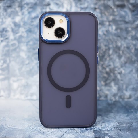 Nakładka Frozen Mag do iPhone 12 / 12 Pro 6,1" granatowa