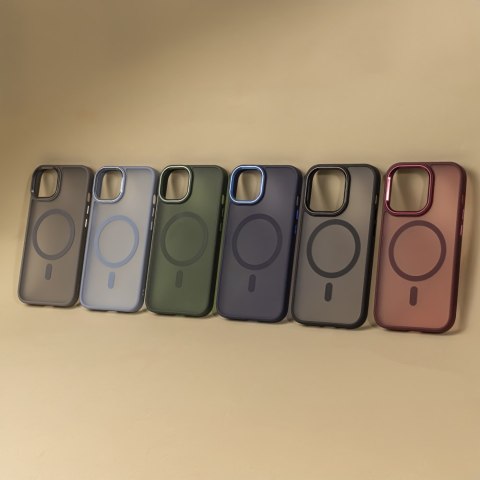 Nakładka Frozen Mag do iPhone 14 6,1" granatowa