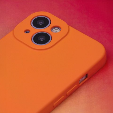Nakładka Silicon do Xiaomi Redmi 13c 5G pomarańczowa