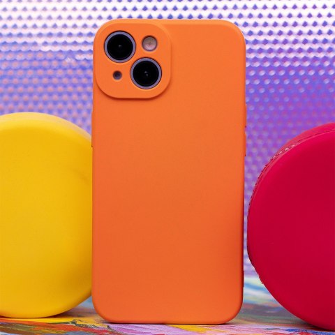 Nakładka Silicon do Xiaomi Redmi 13c 5G pomarańczowa