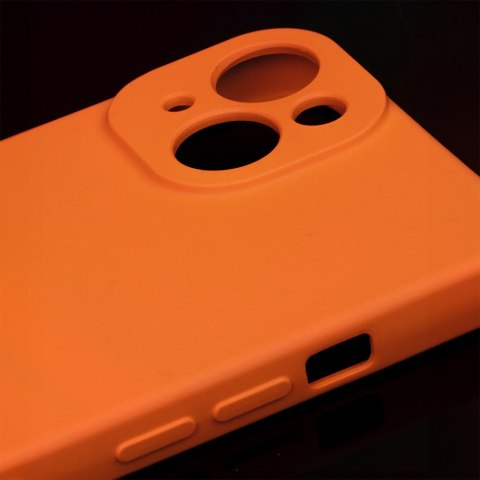 Nakładka Silicon do Xiaomi Redmi 13c 5G pomarańczowa