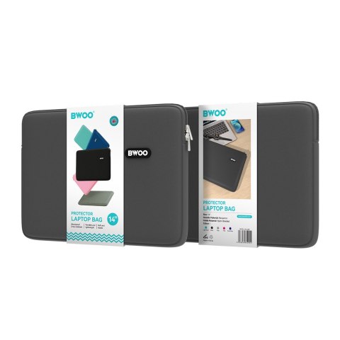 BWOO neoprenowa torba na laptopa 14" szara