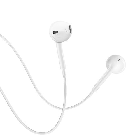 BWOO słuchawki BO-HF05 Wired Earphone 3.5mm stereo białe