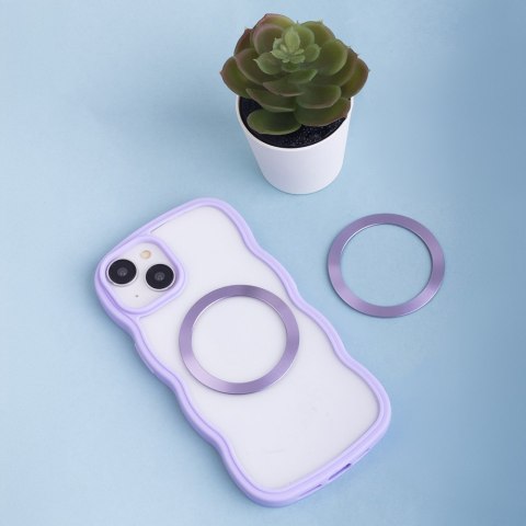 Metal Ring (2szt.) jasnofioletowy