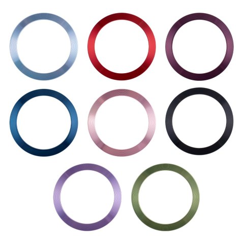 Metal Ring (2szt.) jasnofioletowy