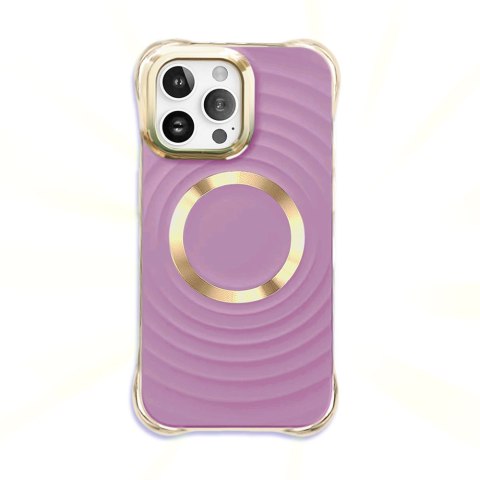 Nakładka Circle Glam Mag do iPhone 13 Pro 6,1" fioletowa
