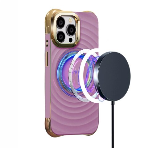 Nakładka Circle Glam Mag do iPhone 14 Pro 6,1" fioletowa