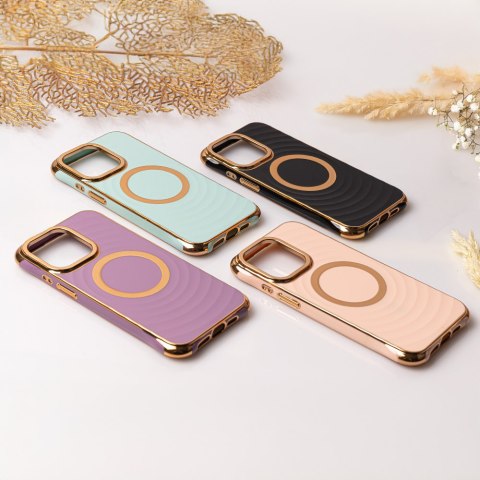 Nakładka Circle Glam Mag do iPhone 14 Pro 6,1" fioletowa