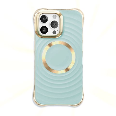 Nakładka Circle Glam Mag do iPhone 14 Pro 6,1" miętowa