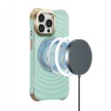 Nakładka Circle Glam Mag do iPhone 14 Pro 6,1" miętowa