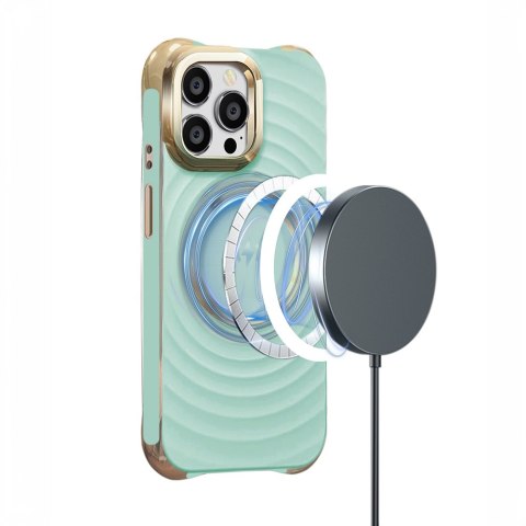 Nakładka Circle Glam Mag do iPhone 14 Pro 6,1" miętowa
