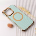 Nakładka Circle Glam Mag do iPhone 14 Pro 6,1" miętowa