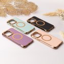 Nakładka Circle Glam Mag do iPhone 14 Pro 6,1" miętowa
