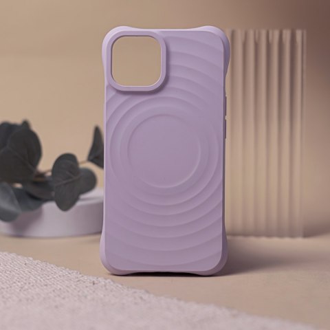 Nakładka Circle Mag do iPhone 13 Pro 6,1" jasnofioletowa