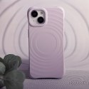 Nakładka Circle Mag do iPhone 15 Pro 6,1" jasnofioletowa