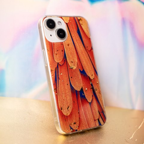 Nakładka Gold Glam do iPhone 12 / 12 Pro 6,1" orange