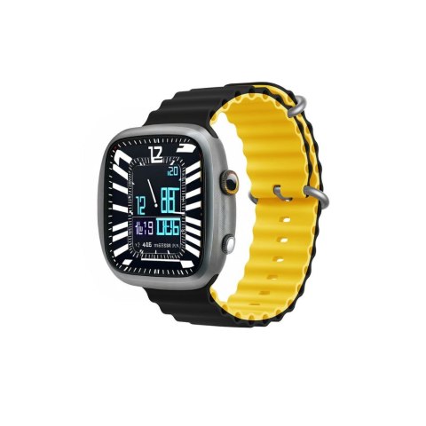 Devia pasek Deluxe Sport6 do Apple Watch 38mm/ 40mm/ 41mm/ 42mm czarny-żółty