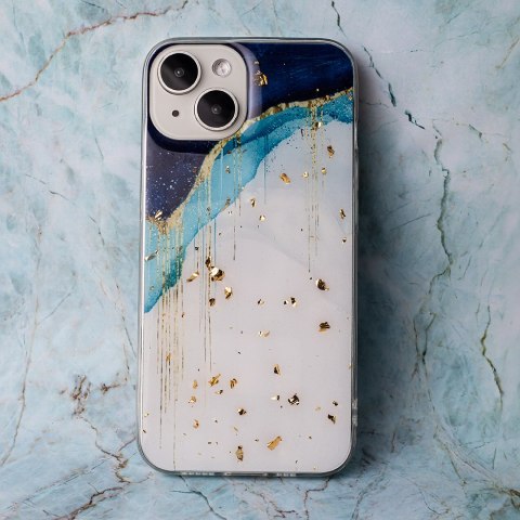Nakładka Gold Glam do iPhone 15 Pro 6,1" iceberg