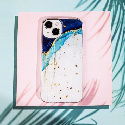 Nakładka Gold Glam do iPhone 15 Pro 6,1" iceberg