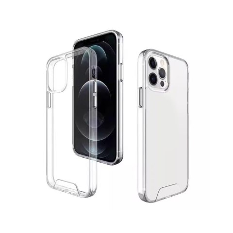 Nakładka Hybrid Crystal do iPhone X / XS transparentna big hole