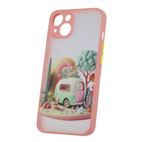 Nakładka Ultra Trendy do iPhone 13 Pro 6,1" Travel różowa