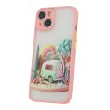 Nakładka Ultra Trendy do iPhone 13 Pro 6,1" Travel różowa