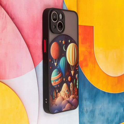 Nakładka Ultra Trendy do iPhone 15 Pro 6,1" Travel czarna
