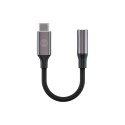 Forever adapter audio AJC-01 jack 3,5 mm - USB-C czarny