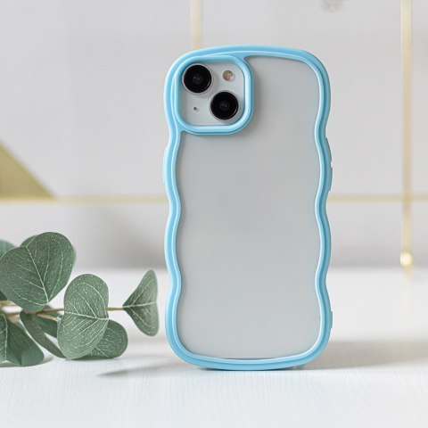 Nakładka Wave do iPhone 15 6,1" niebieska