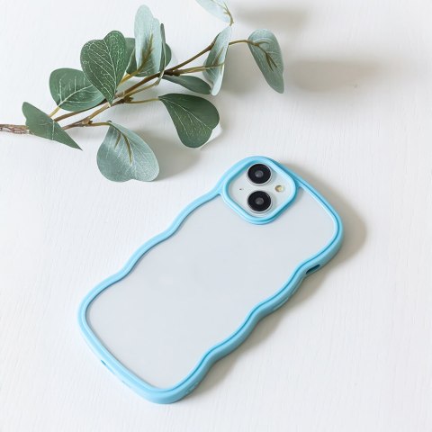 Nakładka Wave do iPhone 15 6,1" niebieska