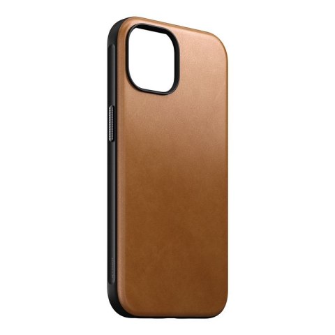 Nomad Modern Leather etui do iPhone 15 6,1" jasnobrązowe