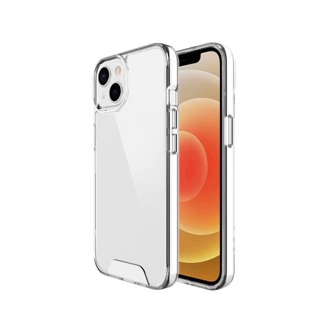 Nakładka Hybrid Crystal do iPhone 16 Pro Max 6,9" transparentna big hole