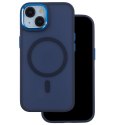 Nakładka Frozen Mag do iPhone 16 Pro 6,3" granatowa