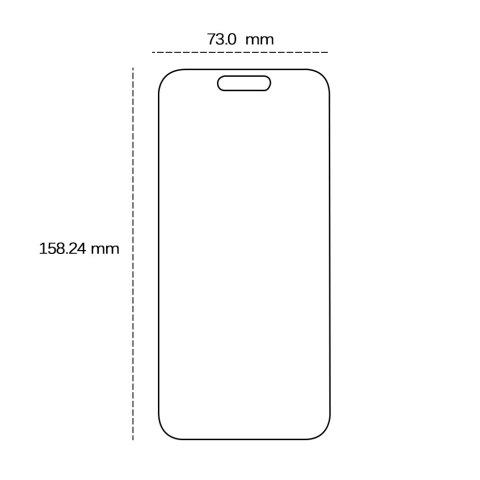 Szkło hartowane 2,5D do iPhone 16 Pro Max / 17 Pro Max / 18 Pro Max