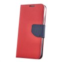 Etui Smart Fancy do iPhone 16 6,1" czerwono-granatowe