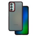 Nakładka Crystal Black do Samsung Galaxy M55 5G czerwona