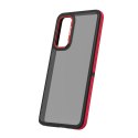 Nakładka Crystal Black do Samsung Galaxy M55 5G czerwona