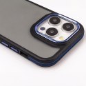 Nakładka Crystal Black do Samsung Galaxy M55 5G niebieska