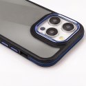Nakładka Crystal Black do Samsung Galaxy M55 5G niebieska