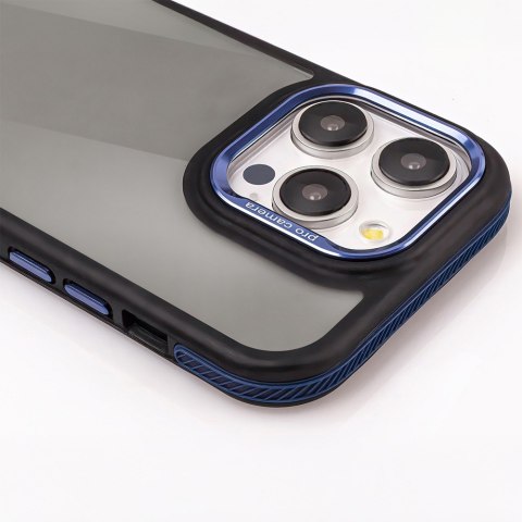 Nakładka Crystal Black do Samsung Galaxy M55 5G niebieska