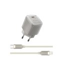 WIWU ładowarka Jello 30W GaN Charger Sets Wi-U017 C-L, EU Plug