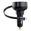 Baseus ładowarka samochodowa PD Enjoyment Pro Car Charger + kabel USB-C 55W czarna
