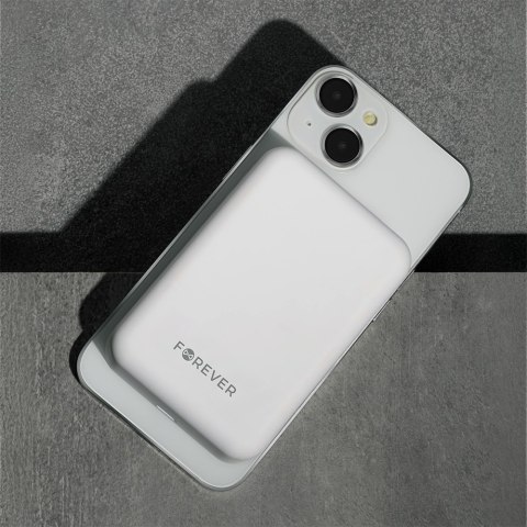 Forever power bank bezprzewodowy MATB-400 20W 10000 mAh biały