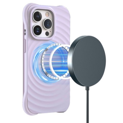 Nakładka Circle Mag do iPhone 16 Plus 6,7" jasnofioletowa