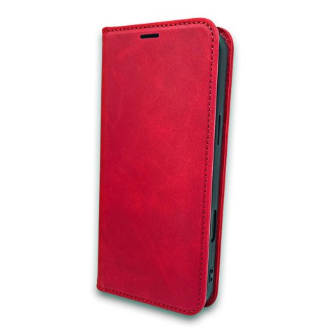 Etui Smart Suede do iPhone 16 Pro 6,3" czerwone