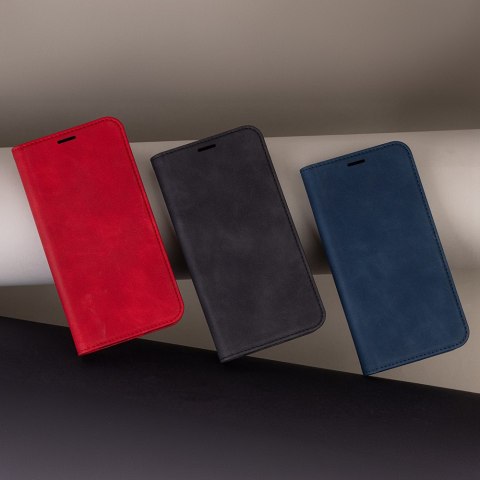 Etui Smart Suede do iPhone 16 Pro 6,3" czerwone
