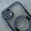 Nakładka Color Chrome Mag do iPhone 16e / 17e czarna