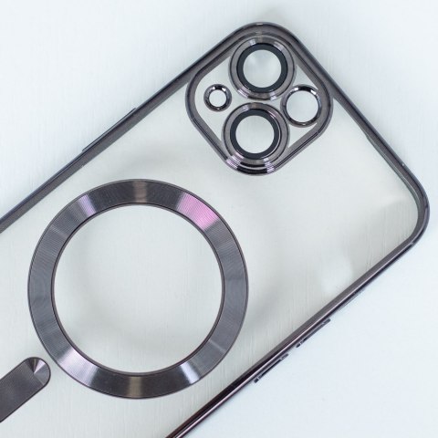 Nakładka Color Chrome Mag do iPhone 16e / 17e czarna