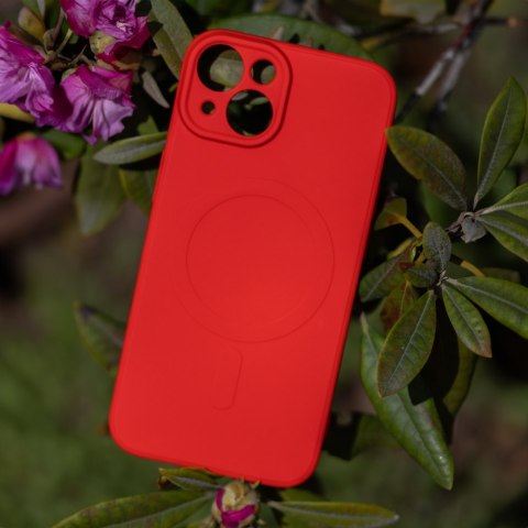 Nakładka Simple Color Mag do iPhone 16e / 17e czerwona